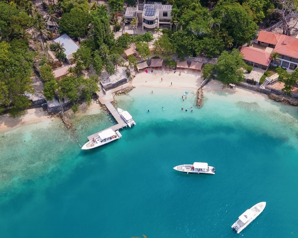 Isla Paue en las Islas del Rosario de Cartagena