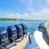 Vista panorámica desde el yate en Islas del Rosario